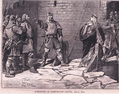 Surrender of Bamborough Castle AD 1095 by Francois Edouard Zier